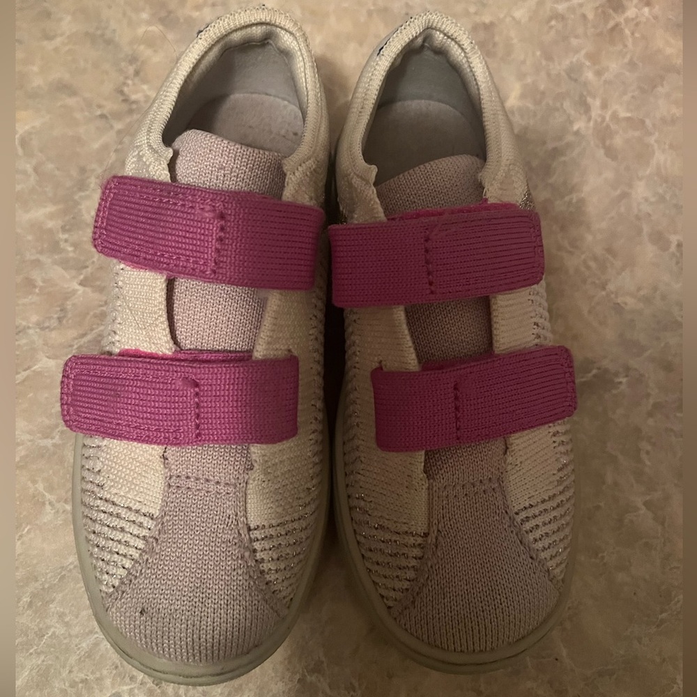 Kids Sneakers with Pink Straps